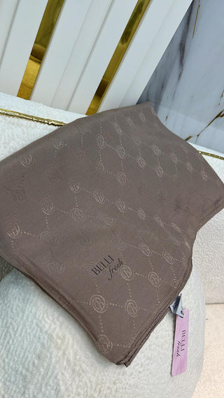 BELLİ ARMİNE FRESH MONOGRAM ŞAL 3