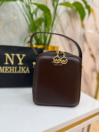 VALENTİA ÇİFT GÖZLÜ KULPLU ASKILI ÇANTA 30