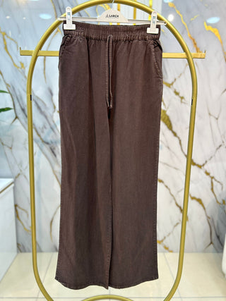 NY MEHLİKA TENSEL BOL PAÇA PANTOLON 4381