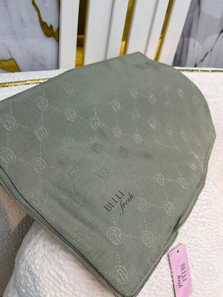 BELLİ ARMİNE FRESH MONOGRAM ŞAL 3
