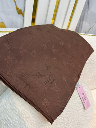 BELLİ ARMİNE FRESH MONOGRAM ŞAL 3