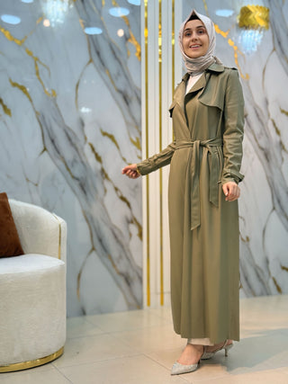 NY MEHLİKA KEMERLİ DERİ KAP (CEKET) 7309