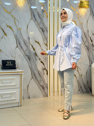 AYNAZ OMUZ TAŞLI GÖMLEK 170368